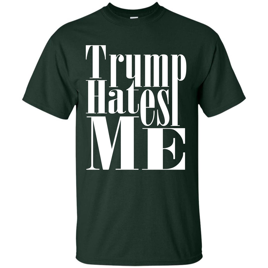 President America Hates Me T-shirt Forest Green