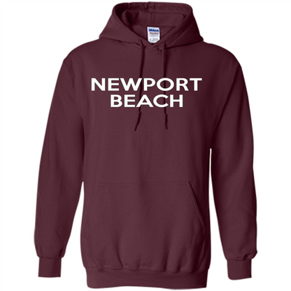 Newport Beach - California T-shirt Maroon