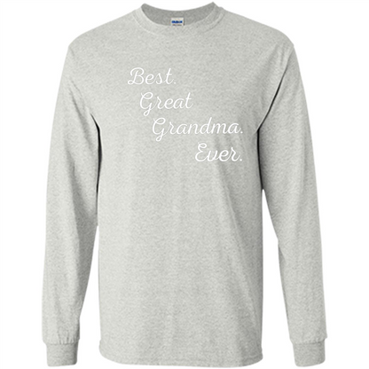 Best Great Grandma Ever T-shirt