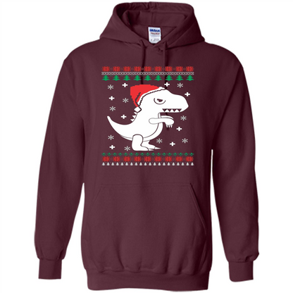 Dinosaur Christmas T-shirt T-rex T-shirt