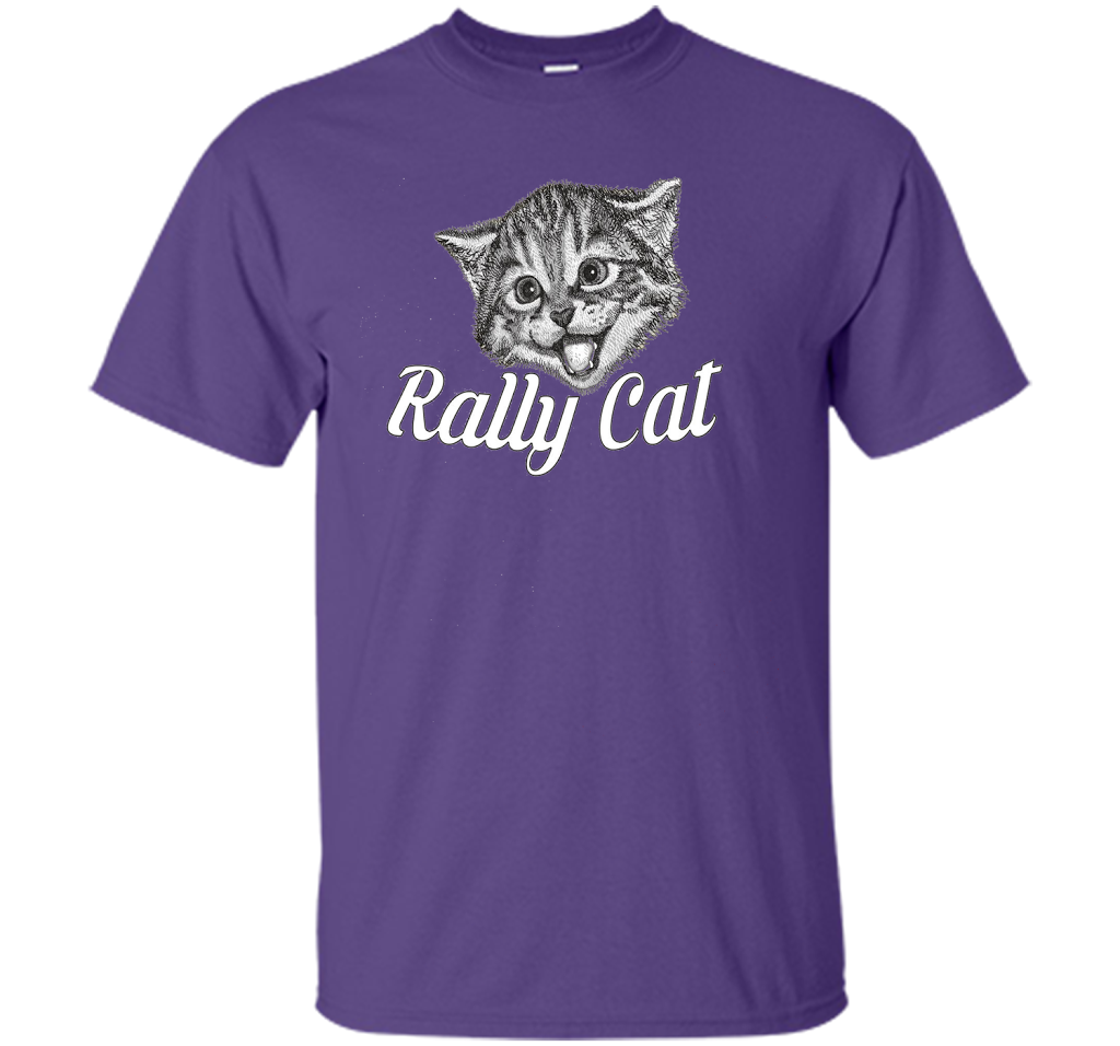 Cat Lover T-shirt Saint Louis Rally Cat T-shirt Purple