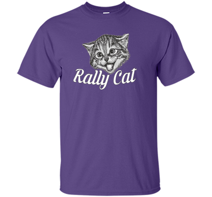 Cat Lover T-shirt Saint Louis Rally Cat T-shirt Purple