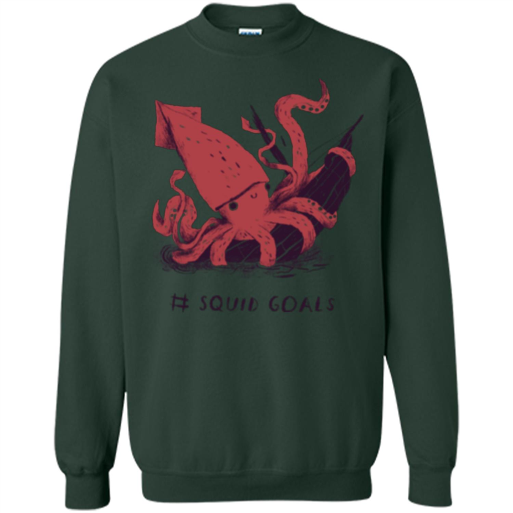 Squid Goals T-shirt Squad Goals T-shirt Forest Green