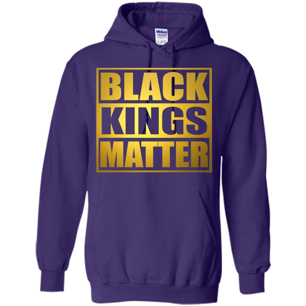 Black Kings Matter T-shirt Purple