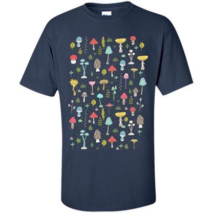 Mushrooms T-Shirt Navy