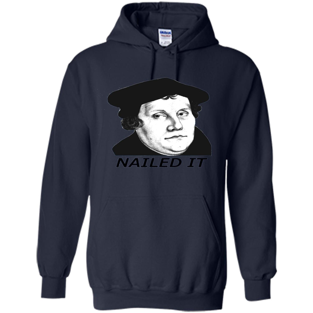 Nailed It 500th Reformation Day T-Shirt Navy