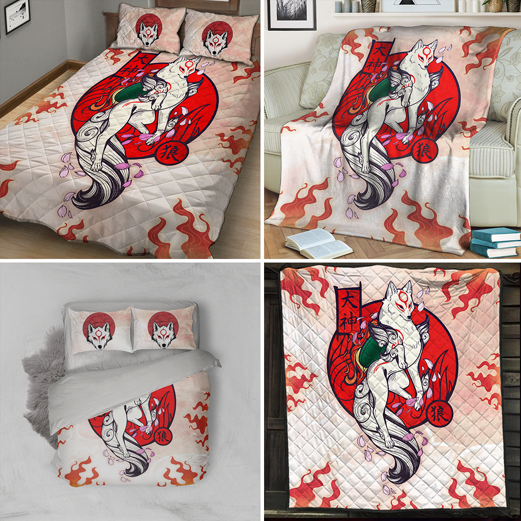 Okami Fox 3D Bed Set