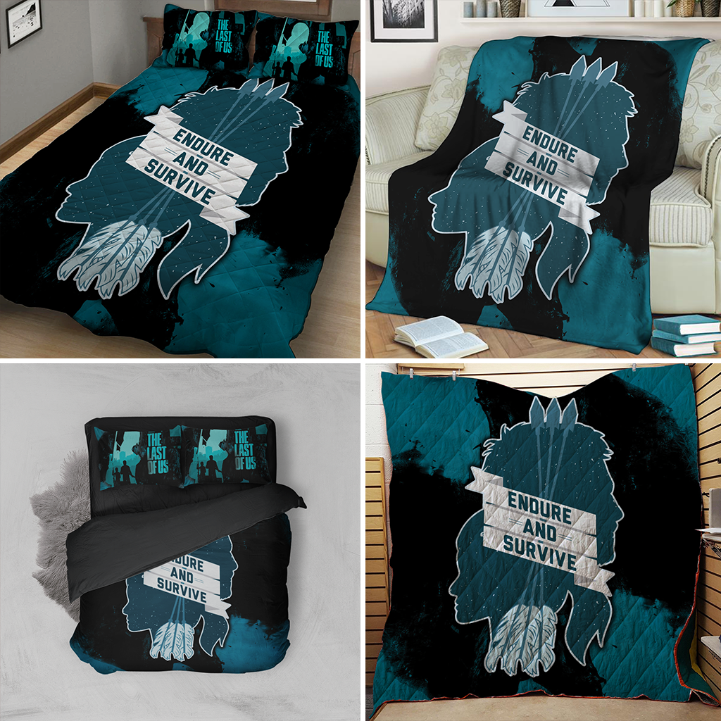 The Last Of Us- Endure and Survive 3D Throw Blanket