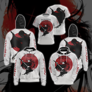 Rurouni Kenshin New Style Unisex Zip Up Hoodie