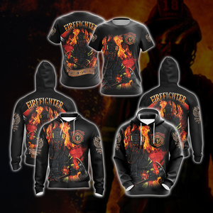 Firefighter First In Last Out Unisex 3D Hoodie