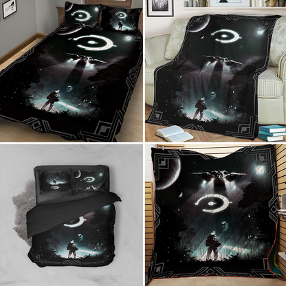 Halo 3D Throw Blanket