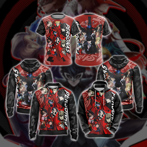 Persona 5 - Character Unisex Zip Up Hoodie