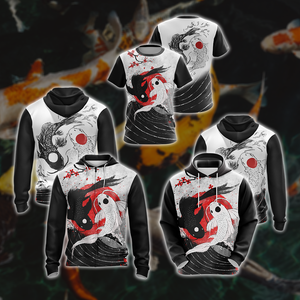 Koi Fish Unisex 3D Hoodie