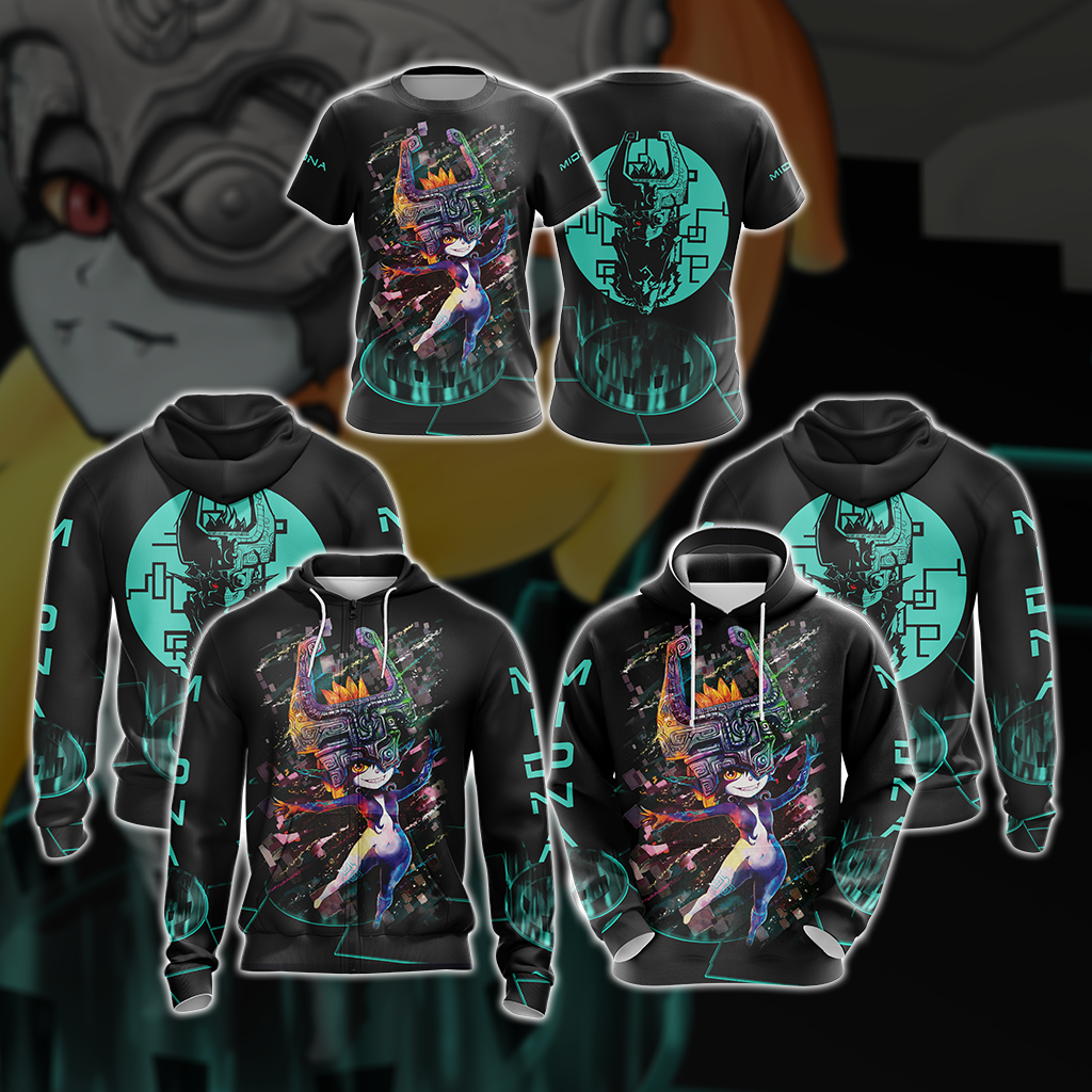 Legend of Zelda - Midna New Collection Unisex Zip Up Hoodie – WackyTee