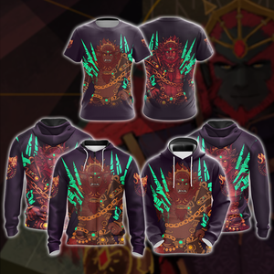 The Legend Of Zelda: Breath Of The Wild (BotW) Ganondorf Unisex Zip Up Hoodie