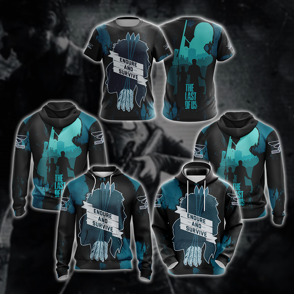 The last of Us - Endure and Survive Unisex Zip Up Hoodie