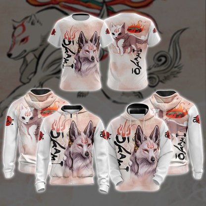 Okami Fox Unisex 3D T-shirt