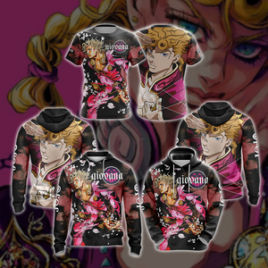 Jojo's Bizarre Adventure - Giovana Unisex Zip Up Hoodie