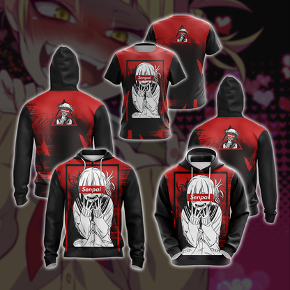 Japanese Girl Senpai Zip Up Hoodie