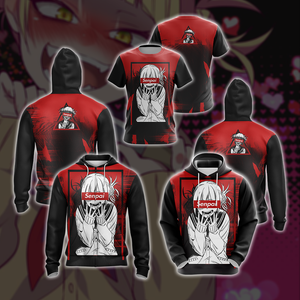 Japanese Girl Senpai  Zip Up Hoodie