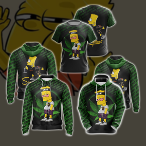 Bart The Simpsons Unisex 3D Hoodie