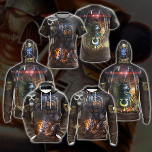 Warhammer 40000 All Over Print T-shirt Tank Top Zip Hoodie Pullover Hoodie   