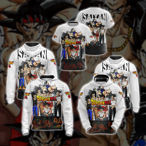 Dragon Ball - Saiyan Gang Unisex 3D Hoodie