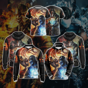 Mortal Kombat - Scorpion vs Sub-Zero 3D T-shirt   
