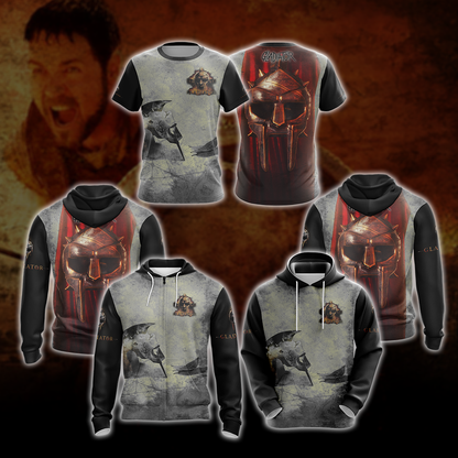 Gladiator (2000 film) New Version Unisex Zip Up Hoodie