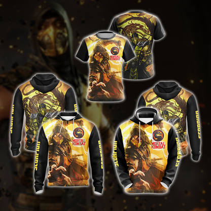 Mortal Kombat Scorpion New Style Unisex 3D T-shirt