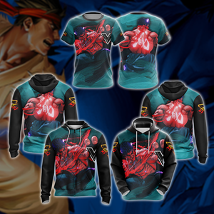 Street Fighter V Unisex 3D Hoodie