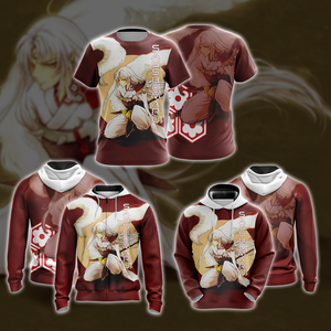 Inuyasha-Sesshomaru Unisex 3D Hoodie