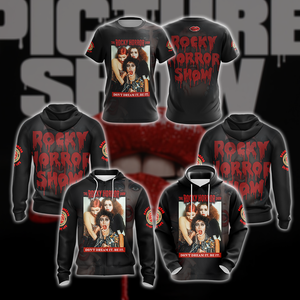 The Rocky Horror Picture Show New Unisex Zip Up Hoodie