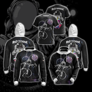 Bubble Tea x Astronaut Unisex 3D Hoodie