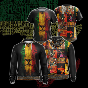 African Culture Unisex T-shirt Zip Hoodie Pullover Hoodie