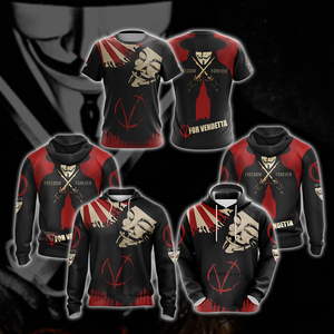 V for Vendetta Unisex 3D Hoodie