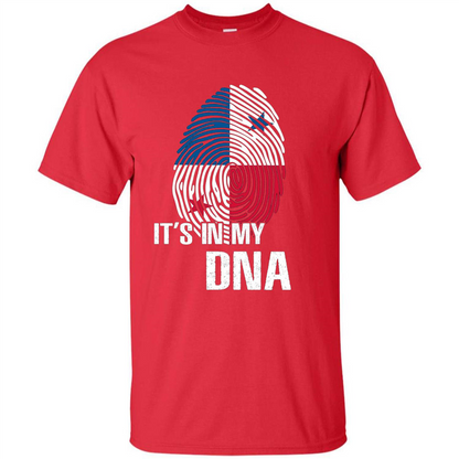 Panama In My DNA T-Shirt Panamanian Pride T-shirt Red