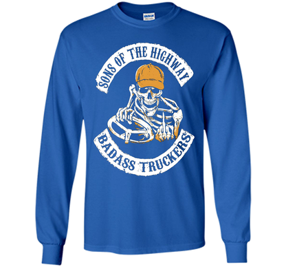 Truck Driver T-shirt Sons Of The Highway T-shirt Royal