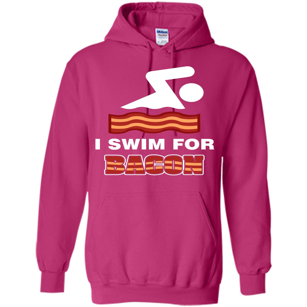 Bacon T-shirt I Swim For Bacon T-shirt Heliconia