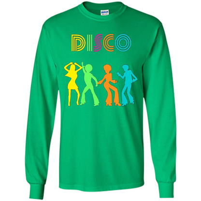 Disco Dancers Dancing Design T-shirt Irish Green