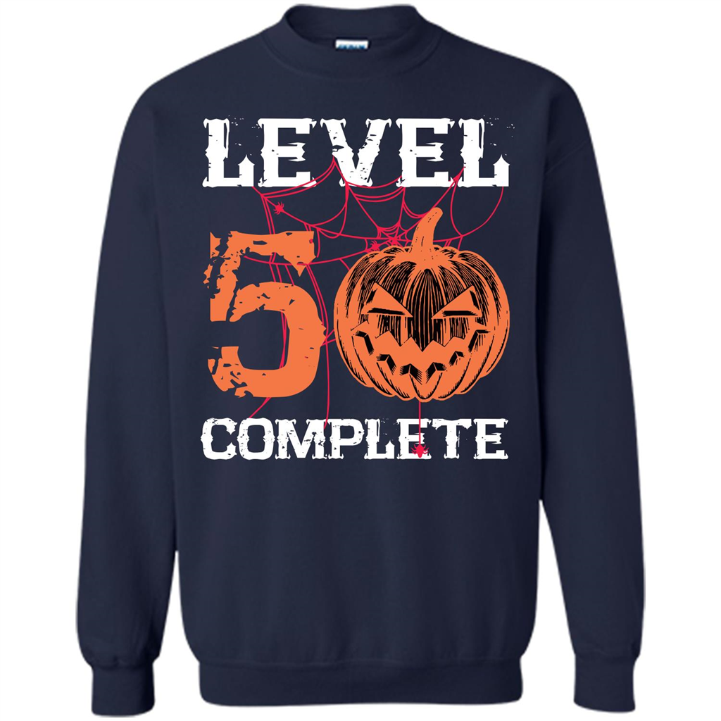 Halloween T-shirt Level 50 Complete Navy