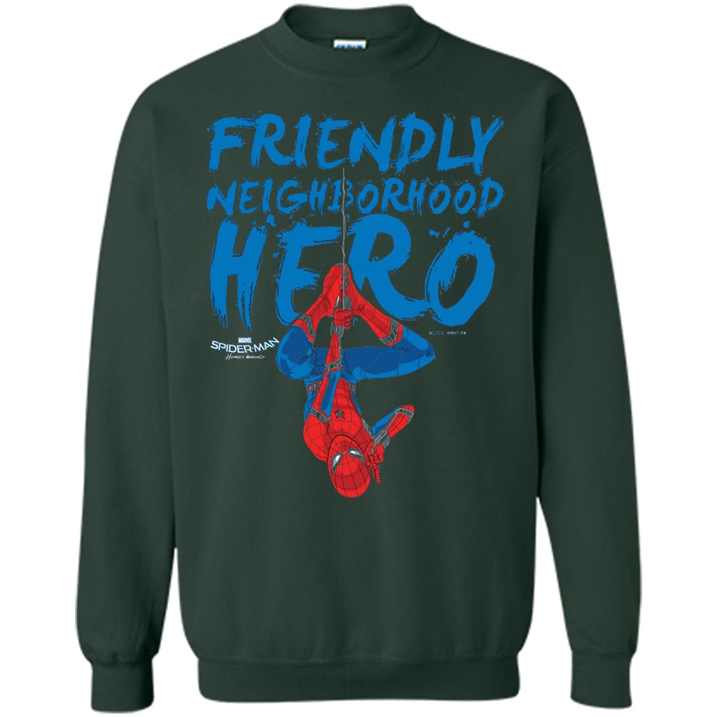 Homecoming Friendly Neighborhood Hero T-shirt Forest Green