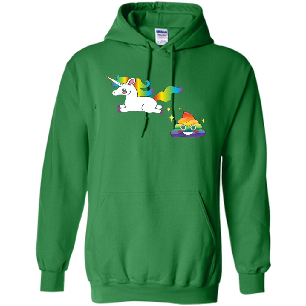 Unicorn Rainbow Poop Funny Cute Emojis T-shirt
