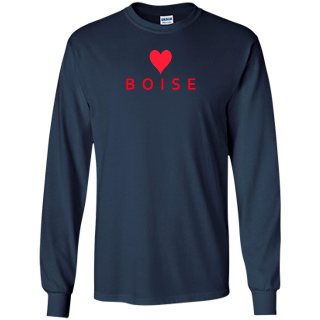 Boise Idaho With Heart Love T-shirt