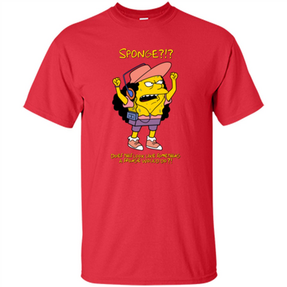 Sponge Otto Square Pants T-shirt Red