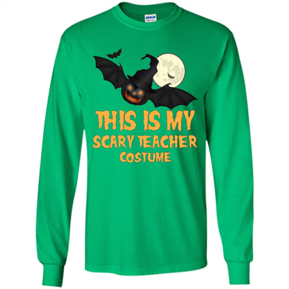 Funny Halloween Teacher T-shirt This is My Scary Teacher Costume Irish Green