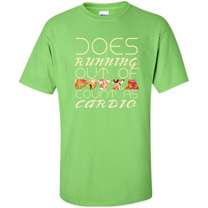 Pizza Lover T-shirt Does Running Out Of Pizza Lime