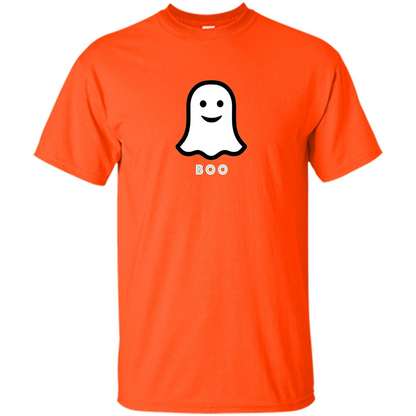 Boo Ghost T-shirt Orange