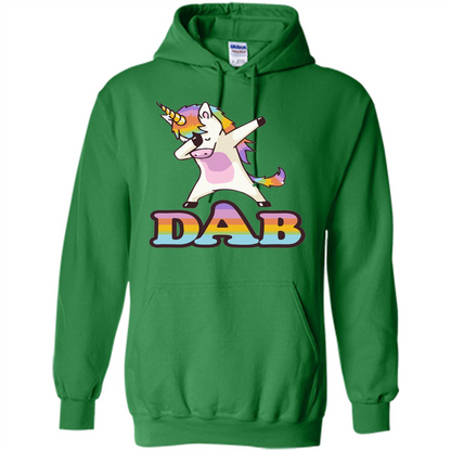 Cute Unicorn Dabbing T-shirt Irish Green