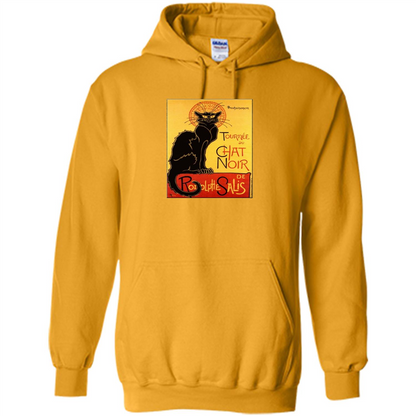 Vintage Poster Le Chat Noir - The Black Cat T-shirt Gold